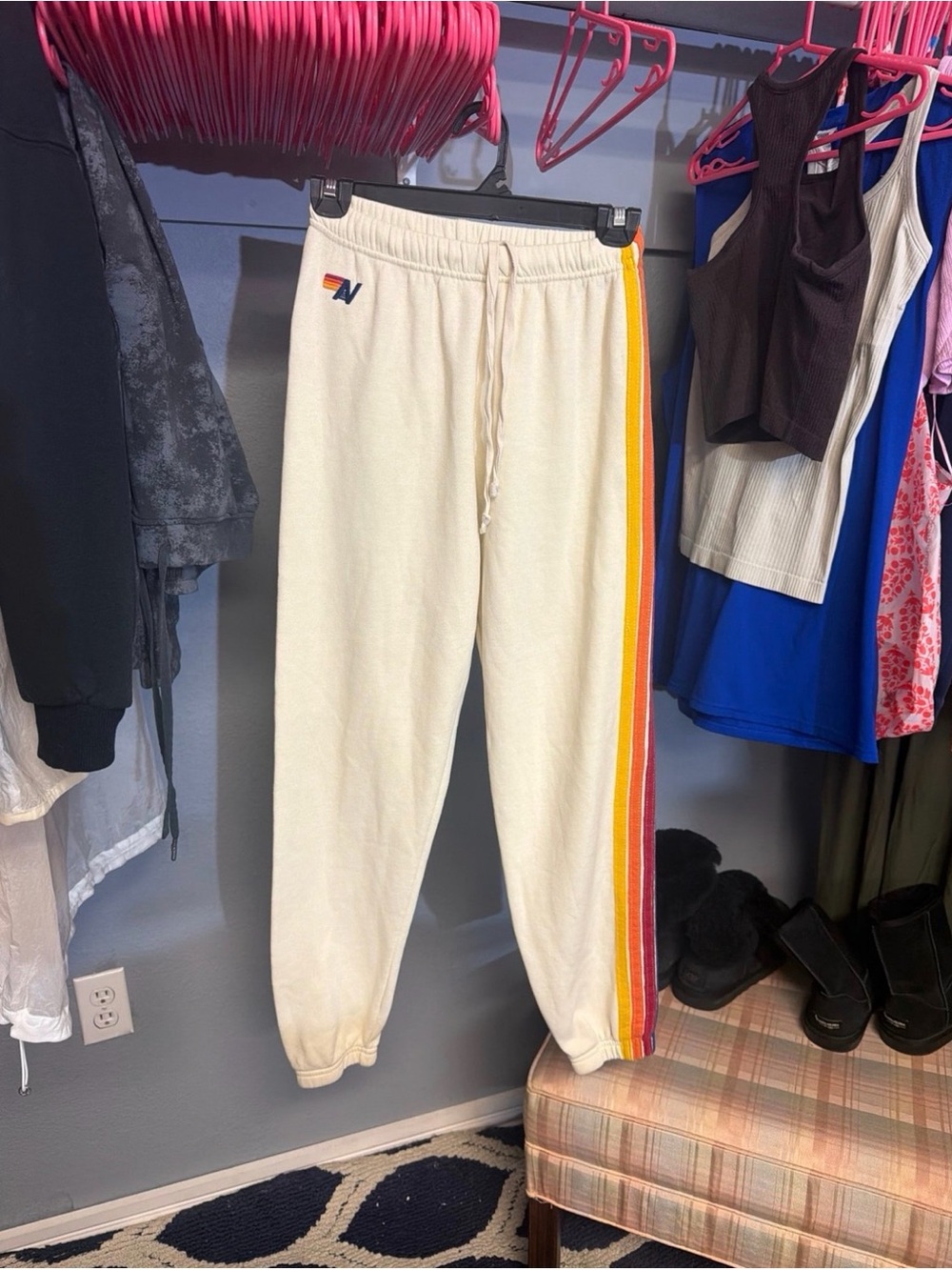 Aviator Nation Women's 5 Stripe Sweatpant